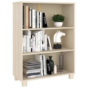 Bücherschrank HAMAR Honigbraun Kiefer Massivholz