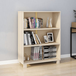 Bücherschrank HAMAR Honigbraun Kiefer Massivholz