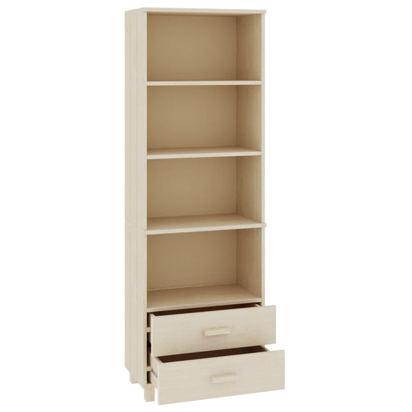 Highboard HAMAR Honigbraun Massivholz