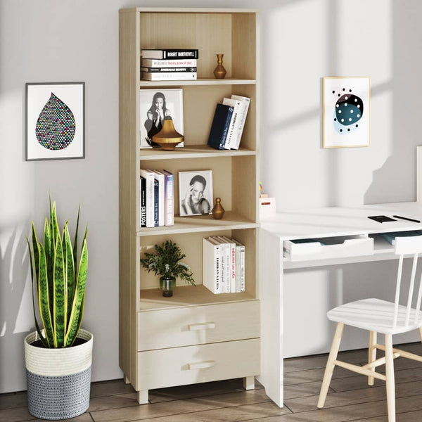 Highboard HAMAR Honigbraun Massivholz