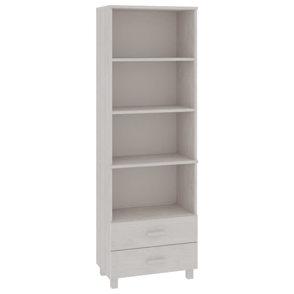 Highboard Weiß Kiefer Massivholz 60x180 cm