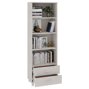 Highboard Weiß Kiefer Massivholz 60x180 cm