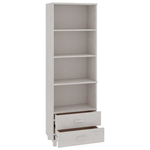 Highboard Weiß Kiefer Massivholz 60x180 cm