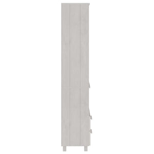 Highboard Weiß Kiefer Massivholz 60x180 cm