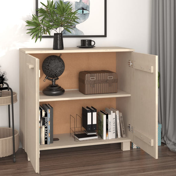 Sideboard HAMAR Honigbraun Kiefer Massivholz 85 cm