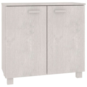 Sideboard HAMAR Weiß Kiefer Massivholz 85cm