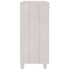 Sideboard HAMAR Weiß Kiefer Massivholz 85cm