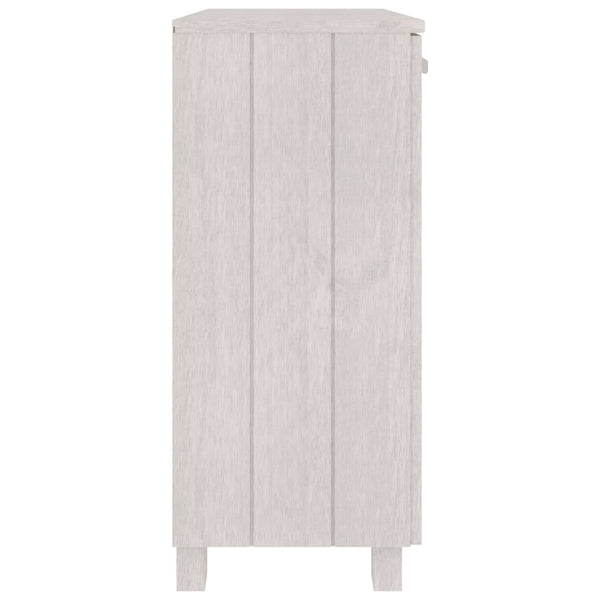 Sideboard HAMAR Weiß Kiefer Massivholz 85cm