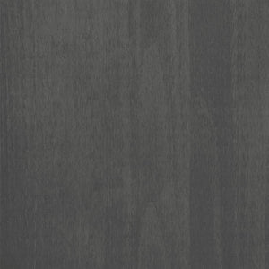Sideboard HAMAR Dunkelgrau Kiefer Massivholz 85 cm
