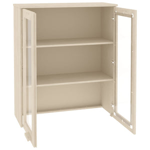 Highboard Aufsatz HAMAR Honigbraun Massivholz