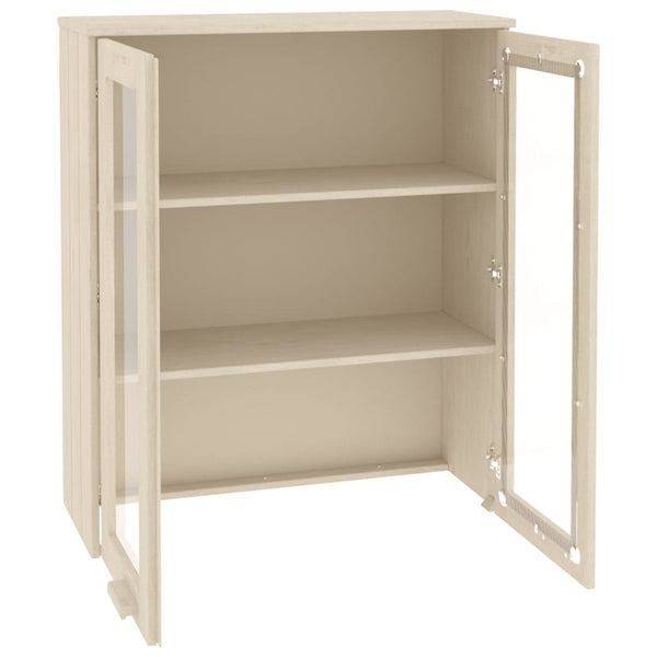 Highboard Aufsatz HAMAR Honigbraun Massivholz
