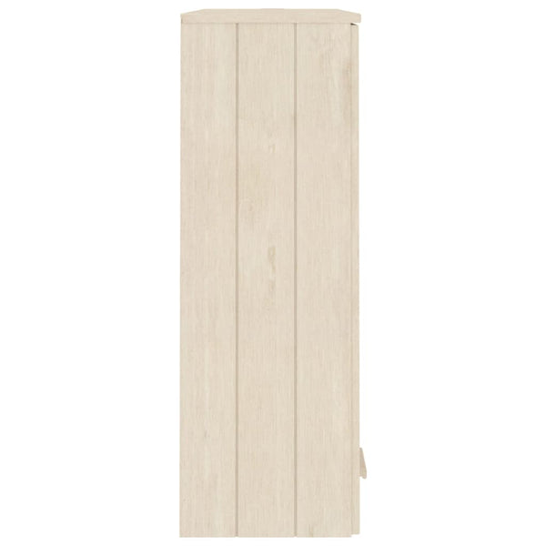 Highboard Aufsatz HAMAR Honigbraun Massivholz