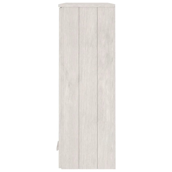 Highboard Aufsatz Weiß Massivholz 85cm