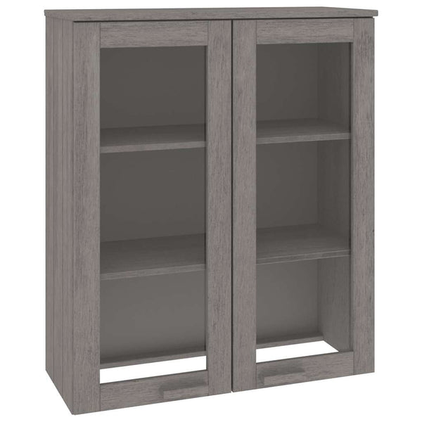 Highboard Aufsatz Hellgrau 85x35x100cm