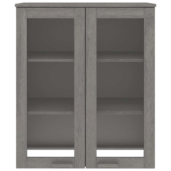 Highboard Aufsatz Hellgrau 85x35x100cm