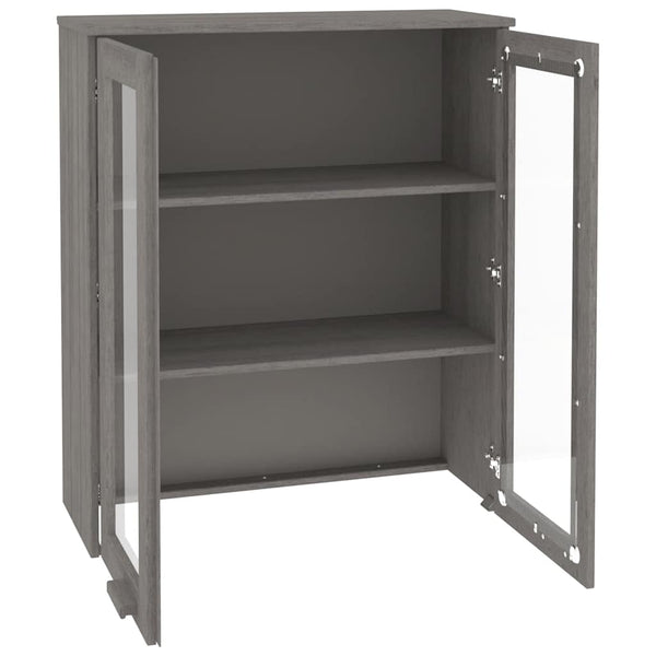 Highboard Aufsatz Hellgrau 85x35x100cm