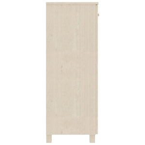 Massivholz Schuhschrank Honigbraun Kiefer