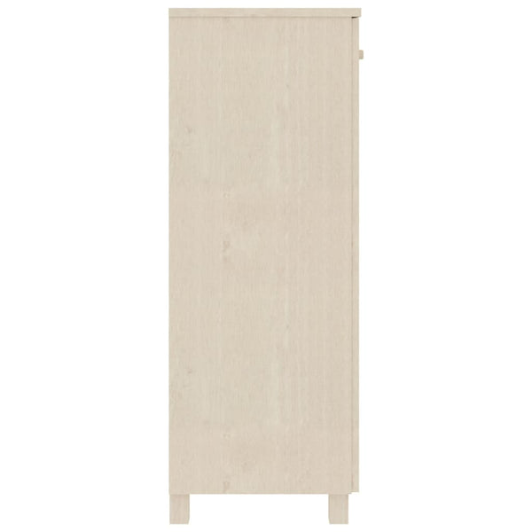 Massivholz Schuhschrank Honigbraun Kiefer