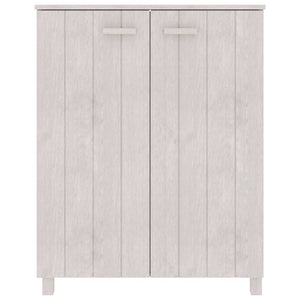 vidaXL Meuble à chaussures HAMAR blanc 85x40x108 cm bois de pin massif