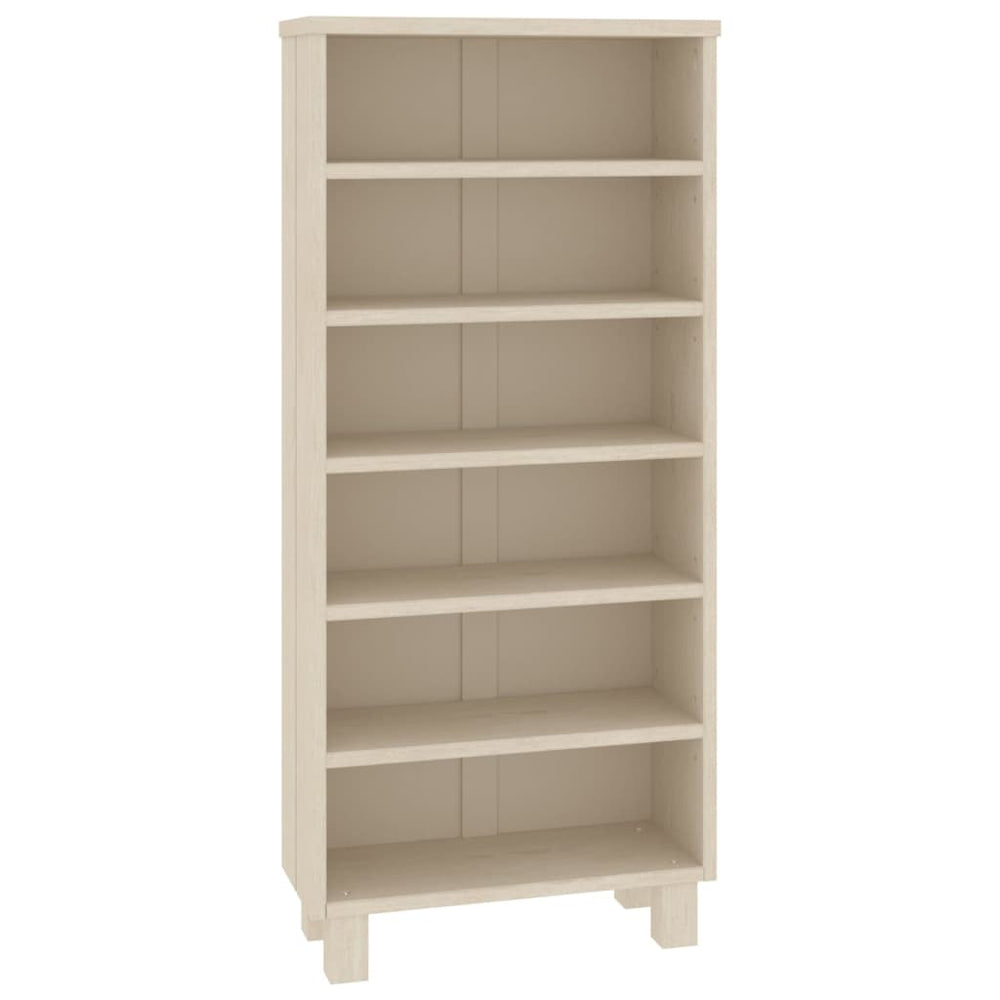 CD-Schrank Kiefer Massivholz Honigbraun