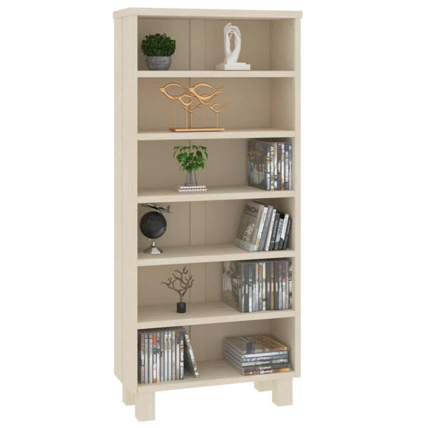 CD-Schrank Kiefer Massivholz Honigbraun