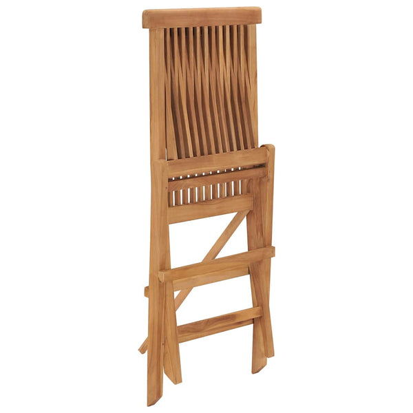 5-tlg. Garten-Essgruppe Klappbar Massivholz Teak