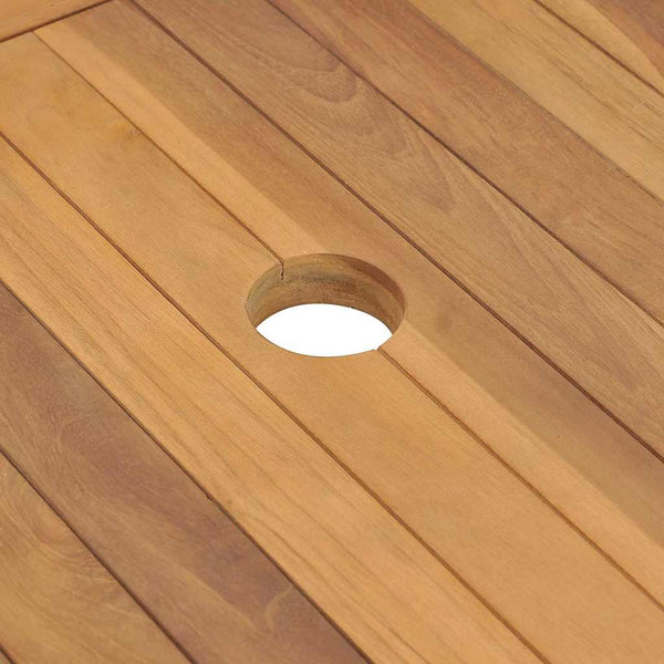 Waschtisch mit Creme Marmorbecken Massivholz Teak