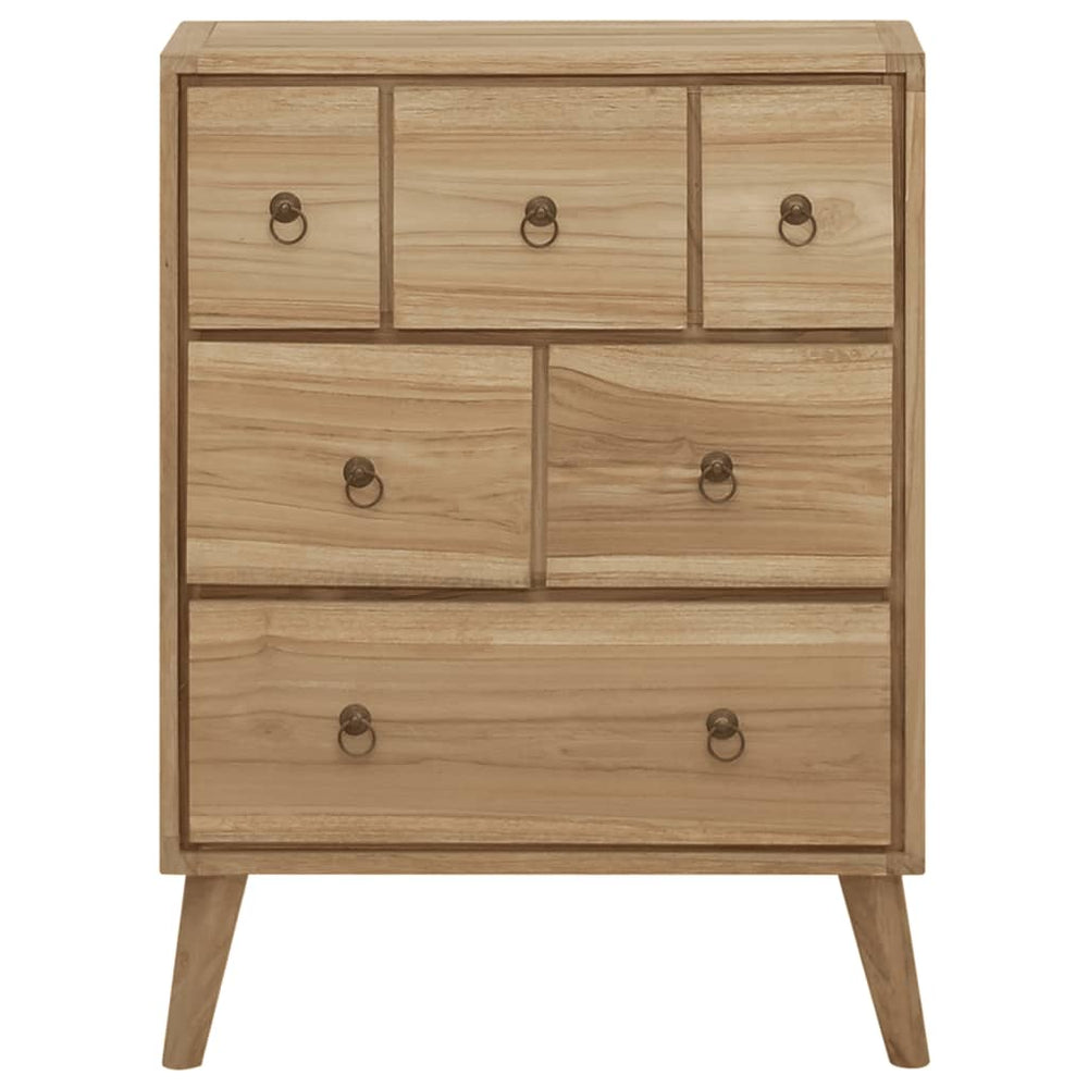 Teak Kommode 56x30x80 cm Massivholz