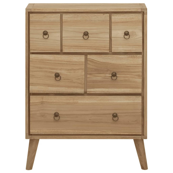 Teak Kommode 56x30x80 cm Massivholz