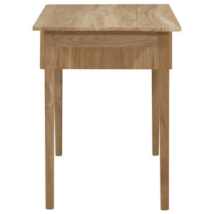 Massivholz Teak Schreibtisch mit 2 Schubladen
