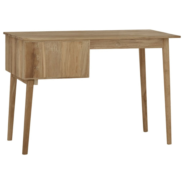 Massivholz Teak Schreibtisch mit 2 Schubladen