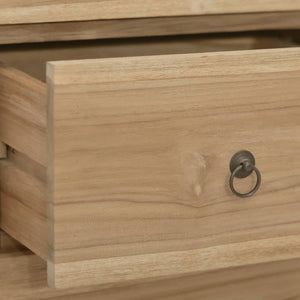 Teak Kommode 55x30x90cm Massivholz