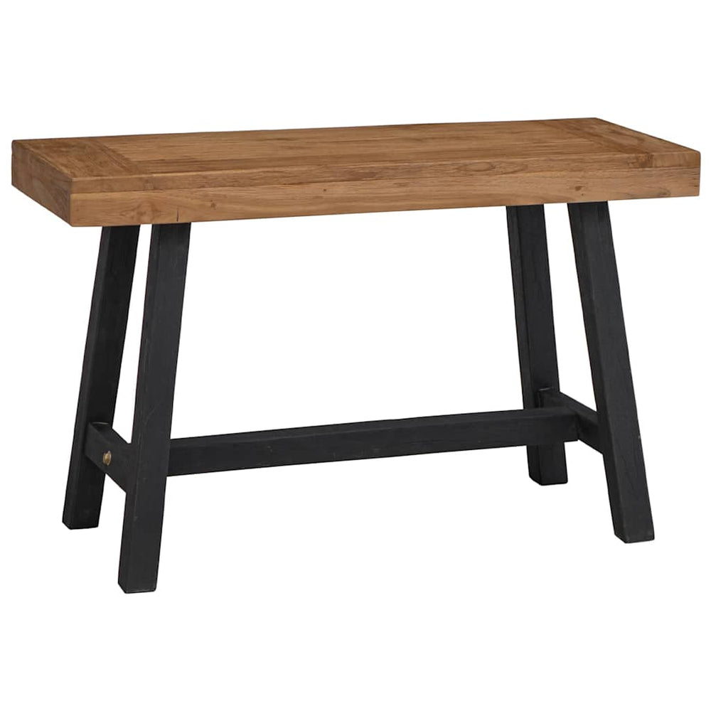 Massivholz Teak Bank 110 cm