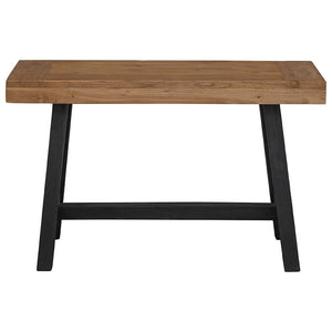 Massivholz Teak Bank 110 cm