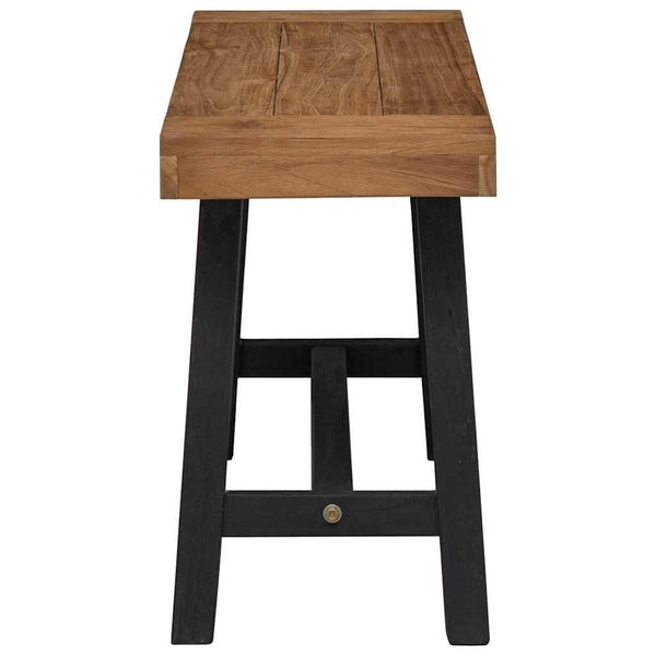 Massivholz Teak Bank 110 cm