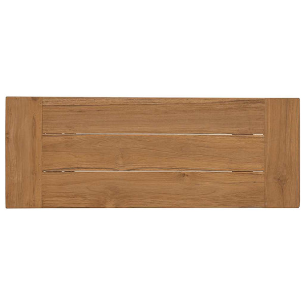 Massivholz Teak Bank 110 cm