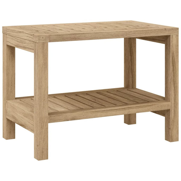 Teak Badezimmer Beistelltisch 60x30x45 cm