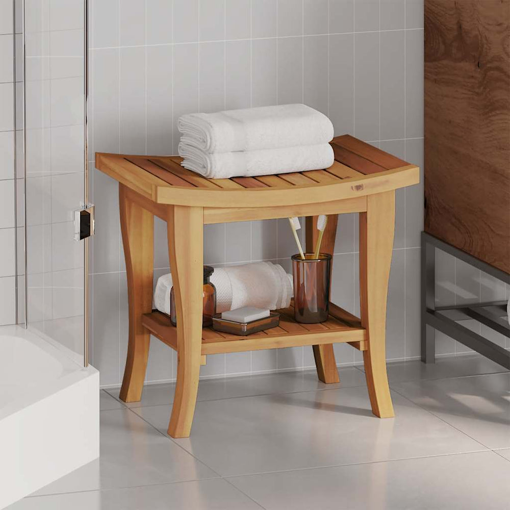 Teak Badezimmer Beistelltisch 50x35x45 cm