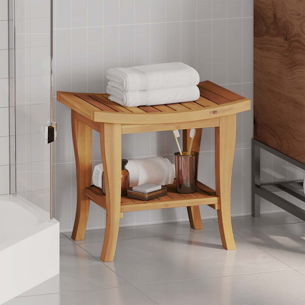 Teak Badezimmer Beistelltisch 50x35x45 cm