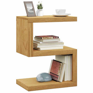 Beistelltisch Teak Massivholz 45x30x60 cm