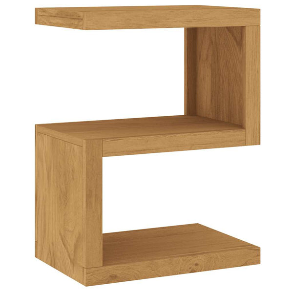 Beistelltisch Teak Massivholz 45x30x60 cm