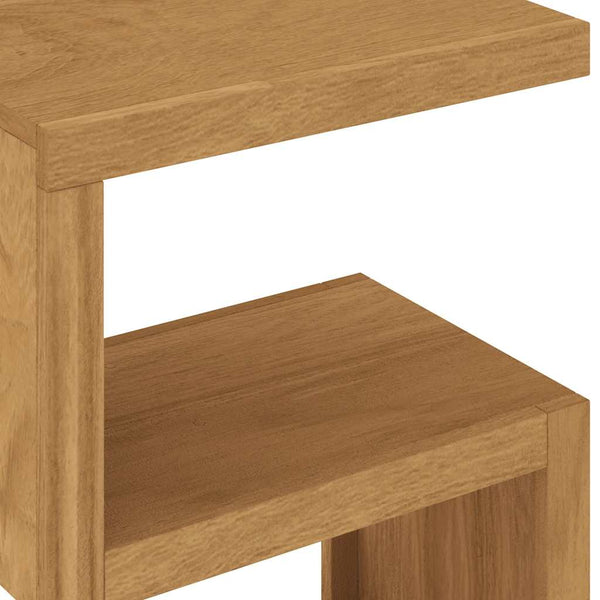 Beistelltisch Teak Massivholz 45x30x60 cm