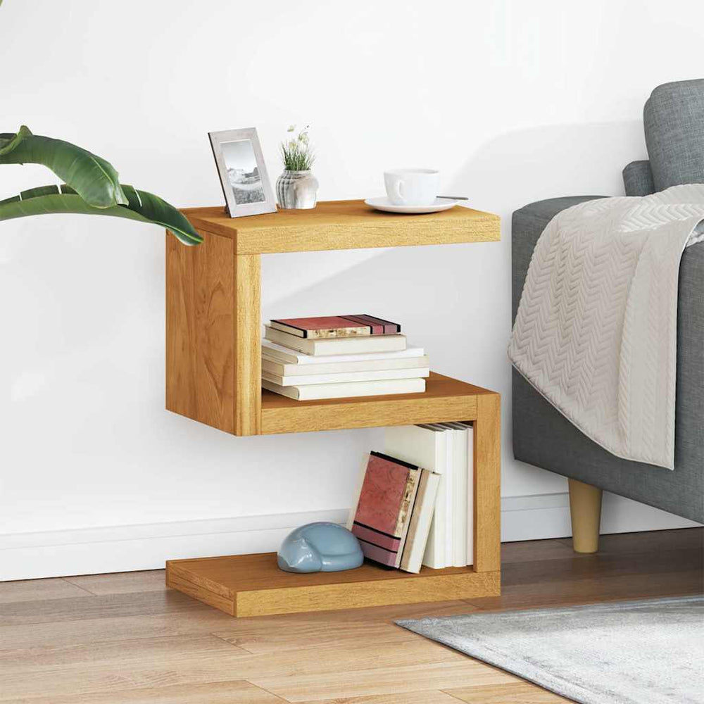 Beistelltisch Teak Massivholz 45x30x60 cm