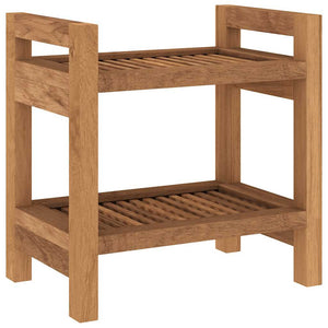 Teak Badezimmer Beistelltisch 45x30x45 cm