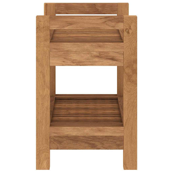 Teak Badezimmer Beistelltisch 45x30x45 cm