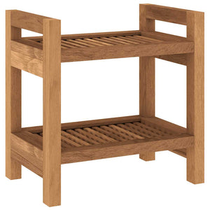 Teak Badezimmer Beistelltisch 45x30x45 cm