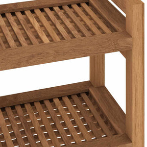 Teak Badezimmer Beistelltisch 45x30x45 cm