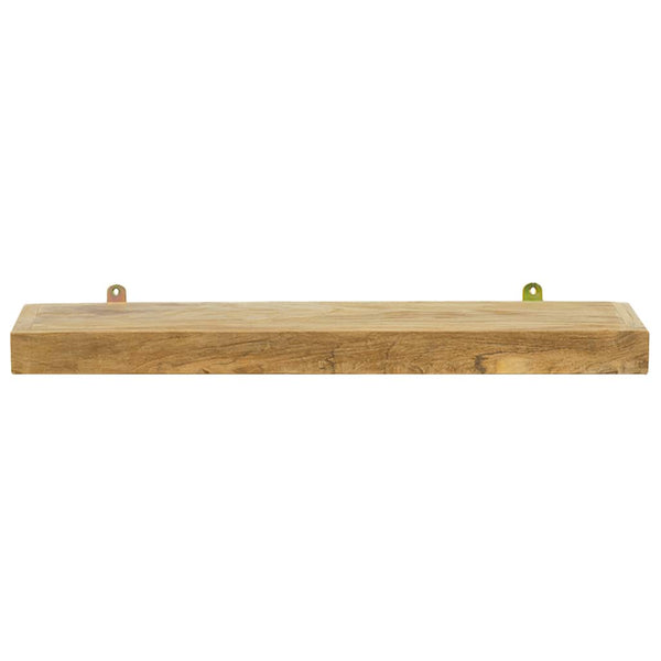 Wandregale 60x15 cm, 2er Set, Massivholz Teak