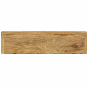 Wandregale 60x15 cm, 2er Set, Massivholz Teak