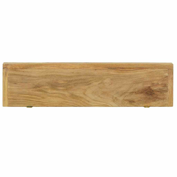 Wandregale 60x15 cm, 2er Set, Massivholz Teak